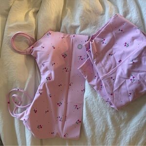Astoria Activewear Pink Cherry Set